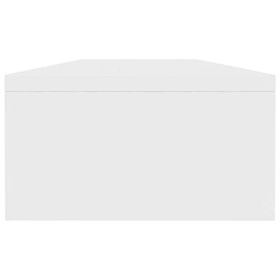 Monitorstandaard 100x24x13 cm spaanplaat wit - thumbnail