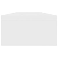 Monitorstandaard 100x24x13 cm spaanplaat wit - thumbnail