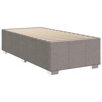 Boxspring met matras stof taupe 140x200 cm - thumbnail