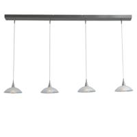 Masterlight Design eettafel lampMelani 4-lichts nikkel - 2481-37-06-130-4-DW - thumbnail