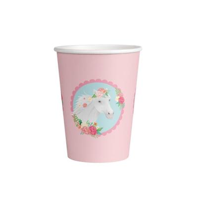 Paarden bekers 8 stuks
