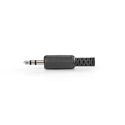 Jack-stereoconnector | 3,5 mm male | 25 stuks | Zwart