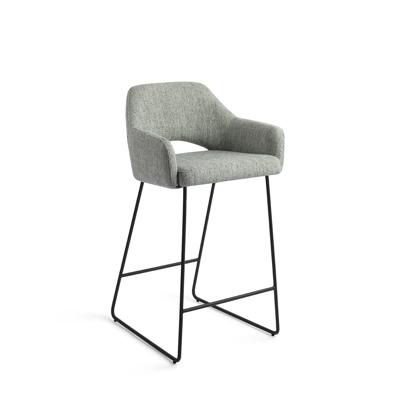 Jesper Home Yanai barkruk H65 Soft Sage slide black