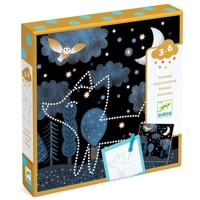 Creatieve picotageset DJECO zwart - thumbnail