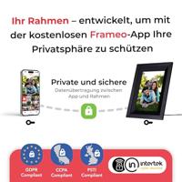 Rollei Smart Frame WiFi 105 Wooden Bl - thumbnail