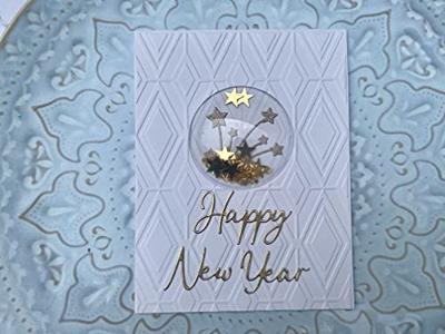 Sizzix • shaker domes circle 5,1cm 6stuks