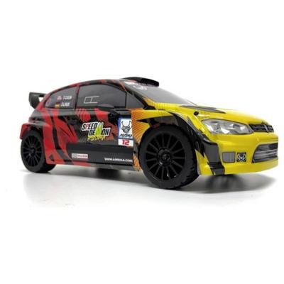 Absima 1:12 RC auto Elektro Rallywagen 1:12 EP Rally Car Speed Demon 4WD BL RTR Rood Brushless 4WD RTR 2,4 GHz Incl. accu en lader