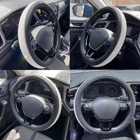 Simoni Racing Stuurwielhoes Diamonds Zwart Kunstleer SRCVT60N - thumbnail