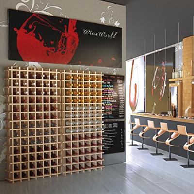 Flessenrek Astigarraga Bruin Pijnboom (75 x 22 x 54 cm)