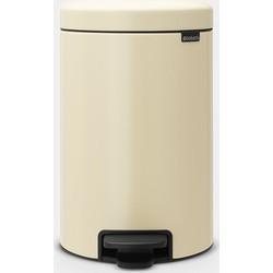 Brabantia pedaalemmer Newlcon 12 liter almond