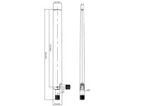 Delock 88900 WLAN staafantenne 6 dB 2,4 GHz, 5 GHz - thumbnail