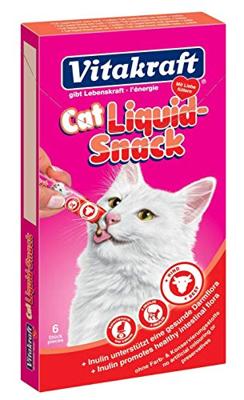 Vitakraft cat liquid snack eend & b-glucaan