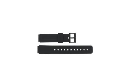 Horlogeband Casio MW-59-1BV / MW-59-1EV / MW-60-1AV / 10108579 Kunststof/Plastic Zwart 16mm