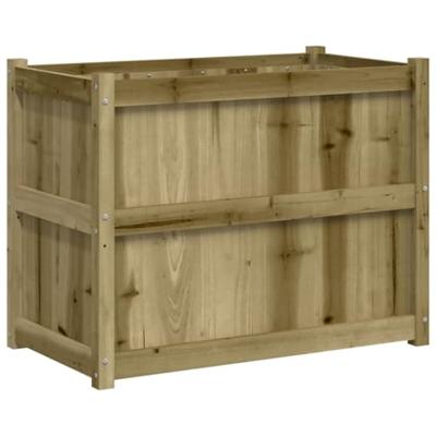VidaXL Plantenbak 90x50x70 cm geïmpregneerd grenenhout