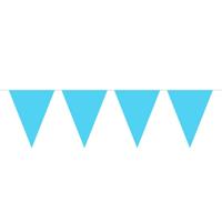 Folat BV Lichtblauwe mini vlaggenlijn, 3mtr. - thumbnail