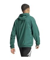 adidas Tiro 24 Windbreaker Donkergroen Wit - thumbnail
