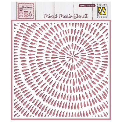 Nellie's Choice • sjabloon gesneden hout 15x15cm