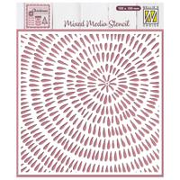 Nellie's Choice • sjabloon gesneden hout 15x15cm - thumbnail