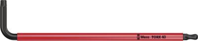 Wera 967 SPKL TORX® BO Stiftsleutel Multicolour, BlackLaser, TX 40 x 132 mm - 1 stuk(s) - 05024358001 Wera 967 SPKL TORX® BO Stiftsleutel Multicolour, BlackLaser, TX 40 x 132 mm - 1 stuk(s) - 05024358001