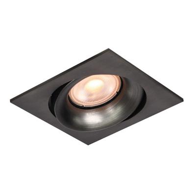 Artdelight Inbouwspot Alice vierkant 9 cm GU10 metallic brons