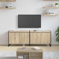 TV-kast Sonoma 140 x 36 x 49.5 cm Bewerkt hout - thumbnail
