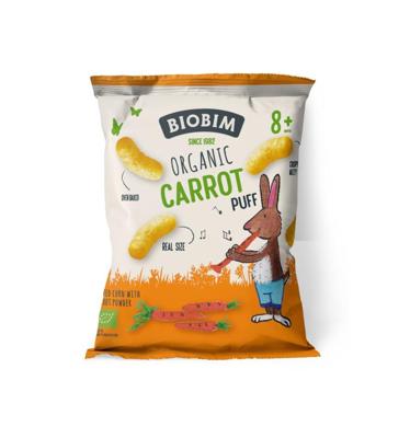 Carrot puff 8+ maanden bio 20 Gram Carrot puff 8+ maanden bio 20 Gram