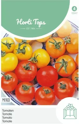 Zaden Tomaten Drie Kleuren Mengsel Hortitops - Hortitops