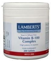 Lamberts Vitamine B-100 Complex Tabletten - thumbnail