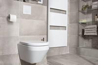 Saqu Poma toiletzitting 36,6x45x4,8cm glans wit - thumbnail