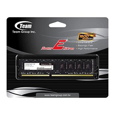 Team Group TED38G1600C1101 Werkgeheugenmodule voor PC DDR3 8 GB 1 x 8 GB 1600 MHz 240-pins DIMM CL11 TED38G1600C1101