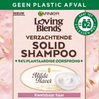 Garnier Loving blends solid shampoo milde haver 60 Gram - thumbnail