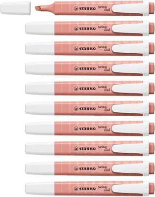 Markeerstift stabilo swing cool nature sienna | 10 stuks