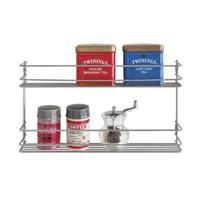 Metaltex Space Saver Smart Kitchen Pepito Kruidenrek 2 Etages 36x8x19 cm Zilver - thumbnail