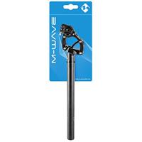 M-Wave zadelpen fourspring vario parallelogram 350 mm zwart - thumbnail