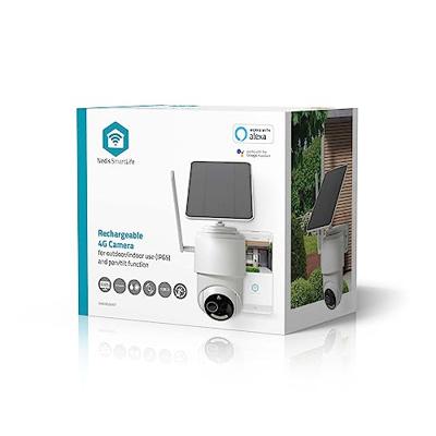 SmartLife Camera voor Buiten | 4G | Full HD 1080p | Kiep en kantel | IP65 | Cloud Opslag (optioneel) / microSD (niet inbegrepen) | 5 V DC | Met bewegingssensor | Nachtzicht | Wit - thumbnail
