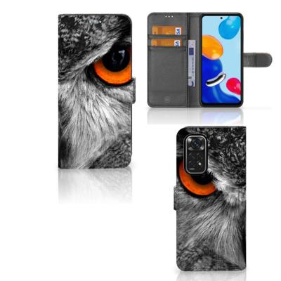 Xiaomi Redmi Note 11/11S | Telefoonhoesje | Met pasjeshouder | Uil