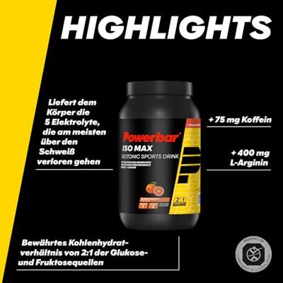 PowerBar IsoMax Blood Sinaasappel 1200g - thumbnail