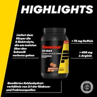 POWERBAR isomax 1200 (1 x 1200gr) - blood orange (caffeine) - thumbnail