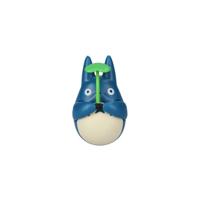My Neighbor Totoro Round Bottomed Figurine Mid Totoro with leaf 6 cm - thumbnail