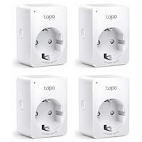 TP-LINK Tapo P100(4-pack) V1.2 Tapo P100(4-pack) V1.2 Draadloze schakelaarset Bluetooth 4-delig - thumbnail