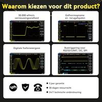 Rigol DS1102Z-E Digitale oscilloscoop 100 MHz 2-kanaals 1 GSa/s 24 Mpts 8 Bit Digitaal geheugen (DSO) 1 stuk(s) - thumbnail