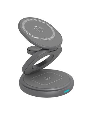 ICY BOX IB-SH101-CH Hoofdtelefoons, Smartphone, Smartwatch Antraciet, Grijs Snel opladen Binnen