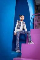 B.Nosy winter flare broek meisjes - multi - Phoebe - thumbnail