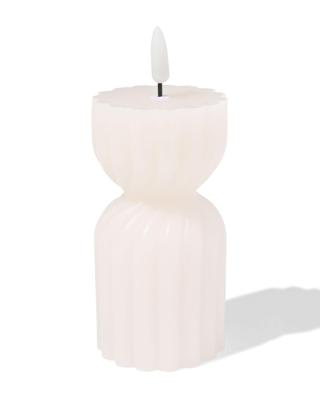 HEMA Led vormkaars ⌀6.2x15cm diabolo ivoor (ivoor)