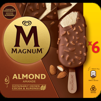 Magnum IJs Almond 6 stuks 6 x 100ml bij Jumbo - thumbnail