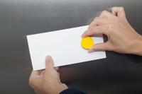 Maul Boekensteun 3513611 Afmeting, hoogte:130 mm Transparant geel 2 stuk(s) - thumbnail