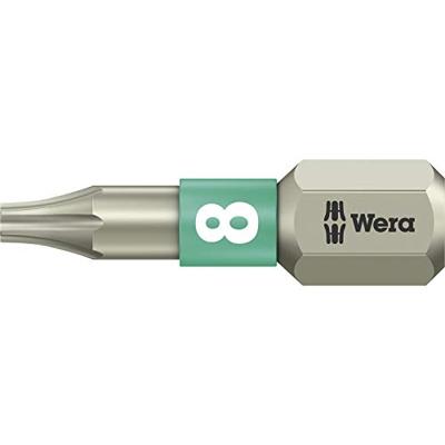 Wera 3867/1 TS TORX® Bits, RVS, TX 8 x 25 mm - 1 stuk(s) - 05071030001