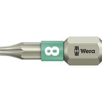 Wera 3867/1 TS TORX® Bits, RVS, TX 8 x 25 mm - 1 stuk(s) - 05071030001 - thumbnail