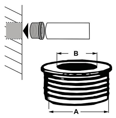 Cornat Rubbernippel 30/50 (47Mm-Buis) M - T3185010