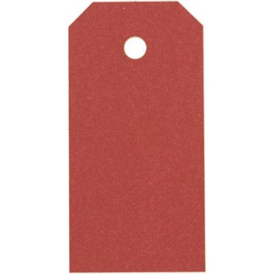 Creativ Company Manilla-labels, afm 4x8 cm, 250 gr, rood, 1000 stuk/ 1 doos